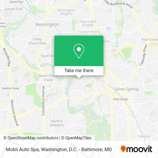Mobii Auto Spa map