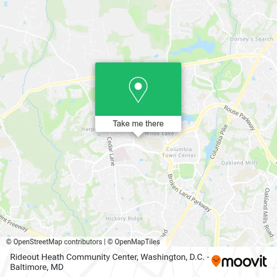Rideout Heath Community Center map