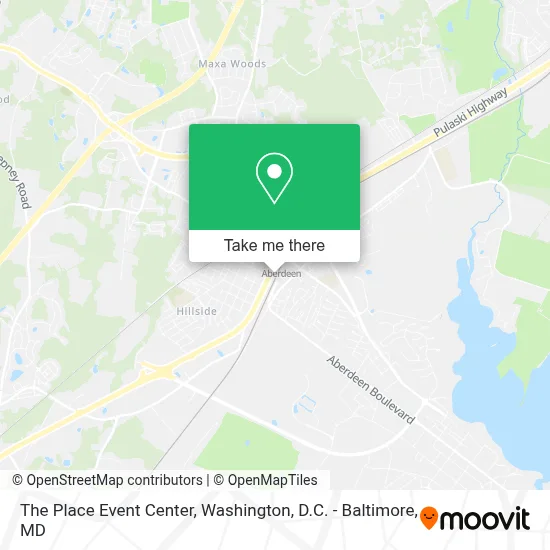 The Place Event Center map