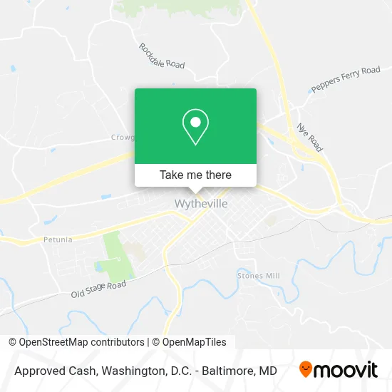 Approved Cash map