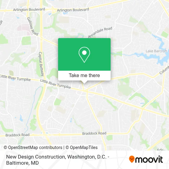 New Design Construction map