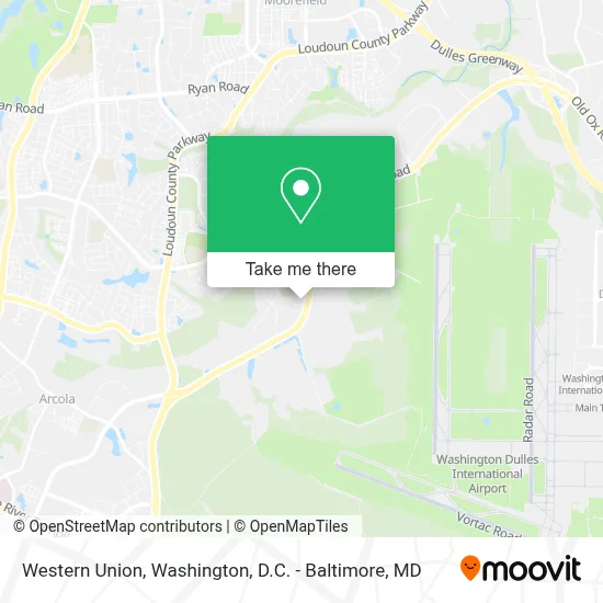 Western Union map