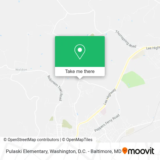 Pulaski Elementary map