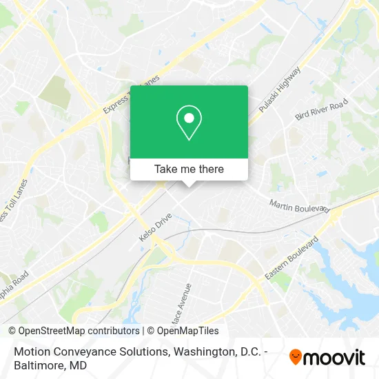 Motion Conveyance Solutions map