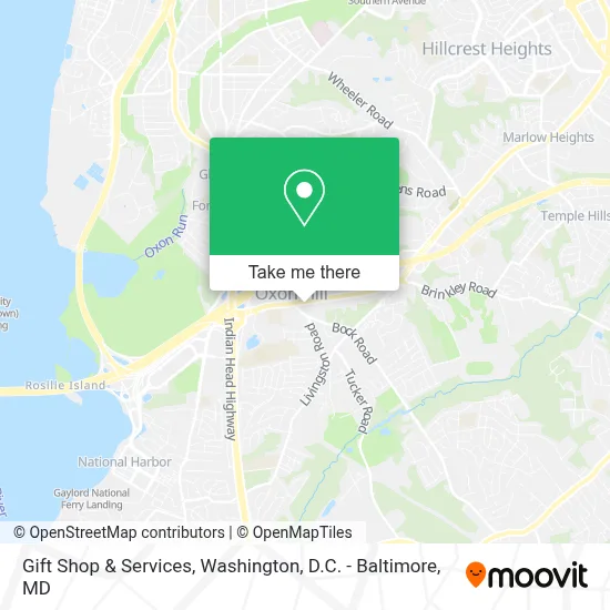 Gift Shop & Services map