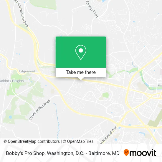 Bobby's  Pro Shop map