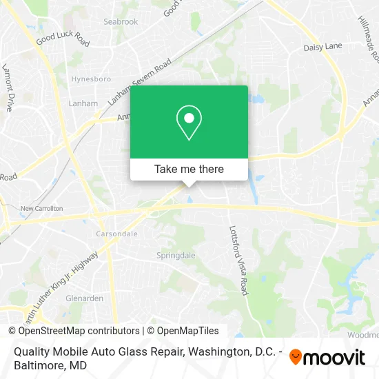 Quality Mobile Auto Glass Repair map