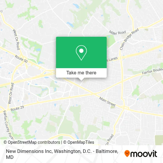 New Dimensions Inc map