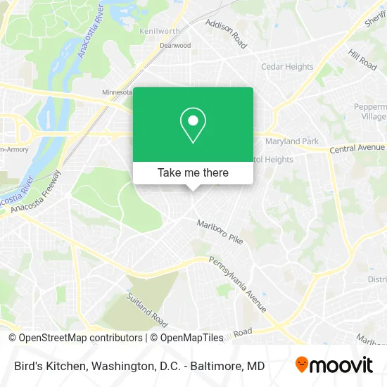 Bird's Kitchen map
