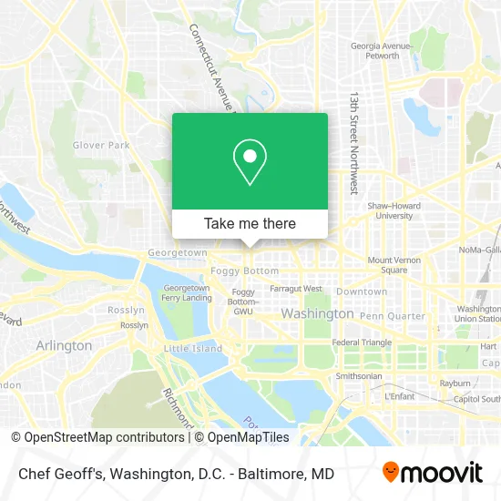 Chef Geoff's map