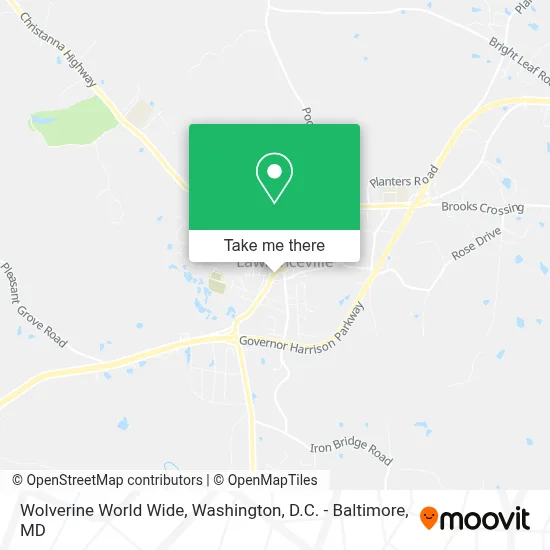 Wolverine World Wide map