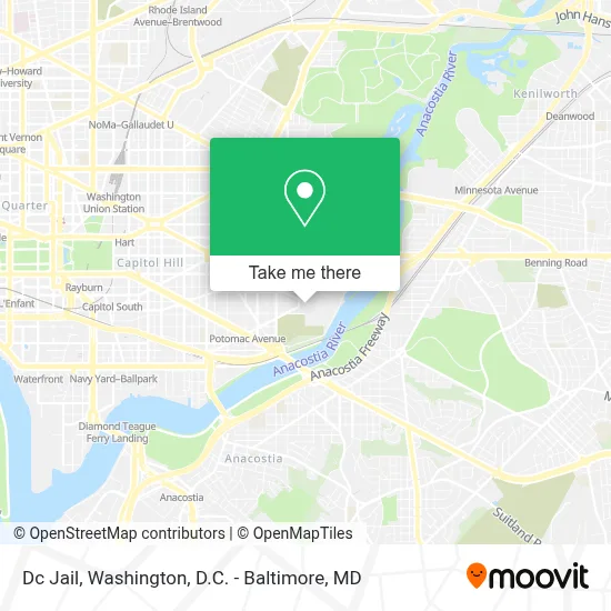 Dc Jail map