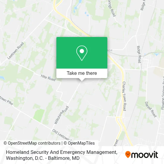 Homeland Security And Emergency Management map