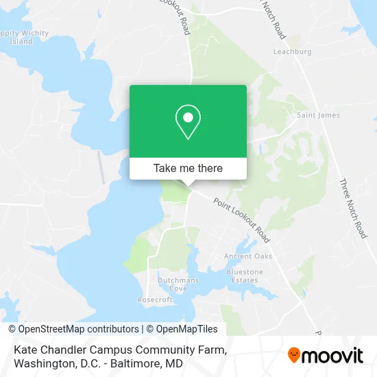 Kate Chandler Campus Community Farm map