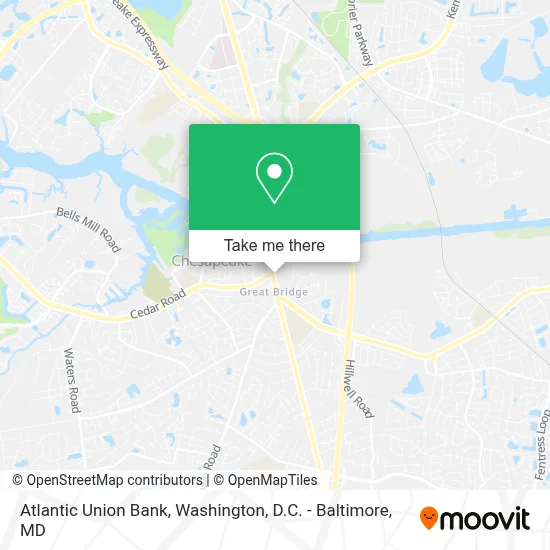 Atlantic Union Bank map