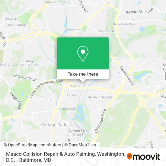 Maaco Collision Repair & Auto Painting map