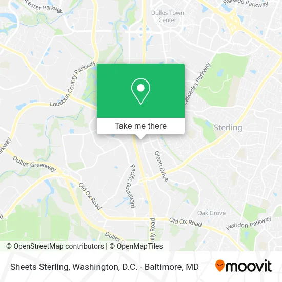 Sheets Sterling map