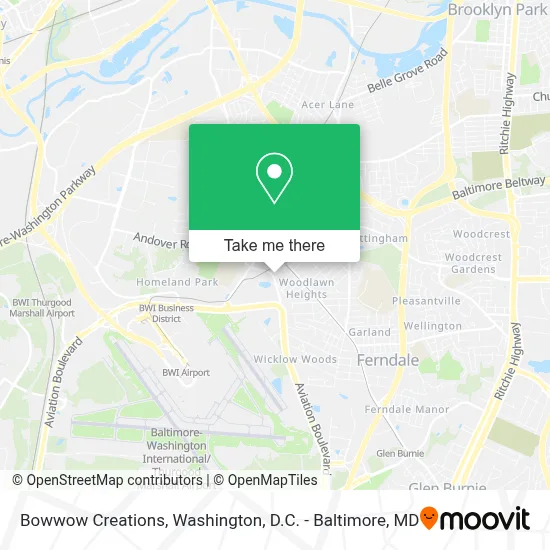 Bowwow Creations map