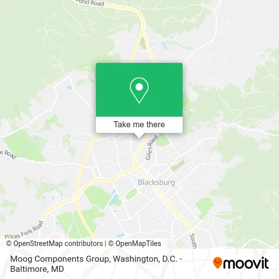 Moog Components Group map