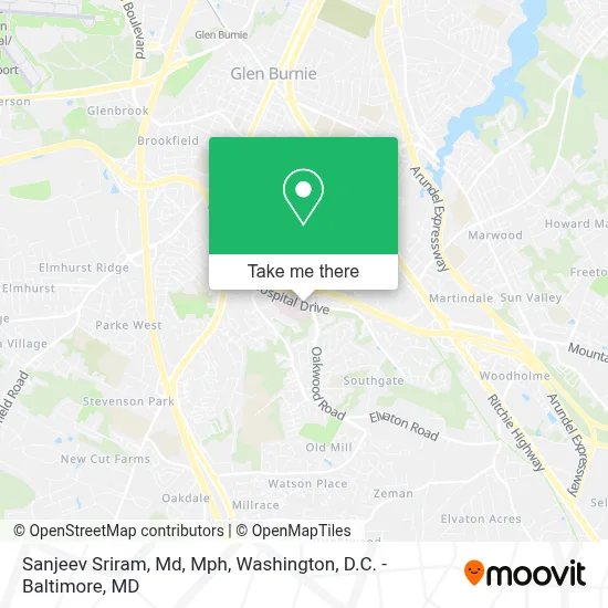 Sanjeev Sriram, Md, Mph map