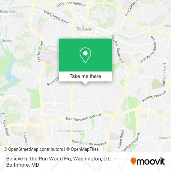 Believe In the Run World Hq map