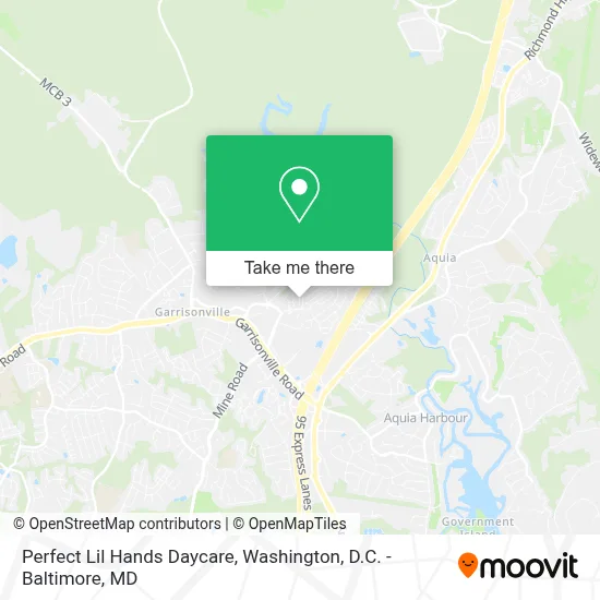 Perfect Lil Hands Daycare map