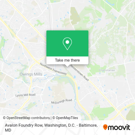 Avalon Foundry Row map