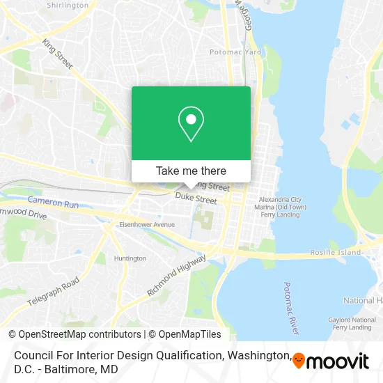 Council For Interior Design Qualification map