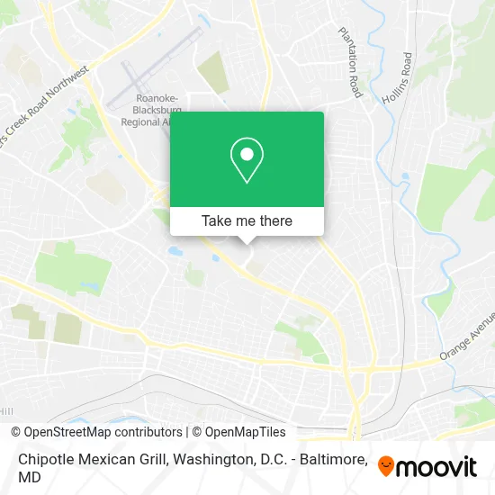 Chipotle Mexican Grill map