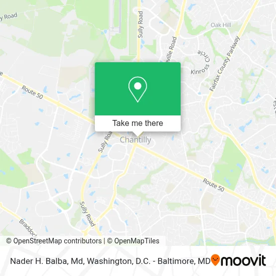 Nader H. Balba, Md map