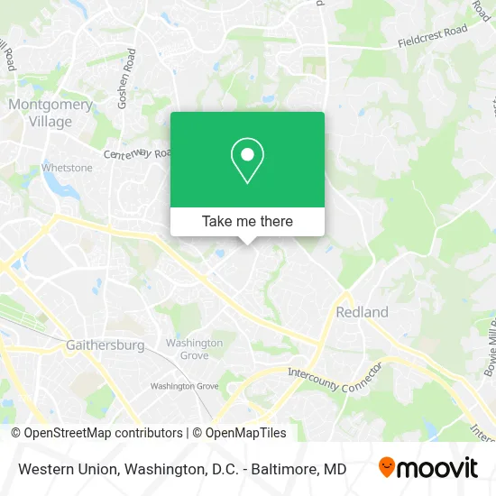 Western Union map