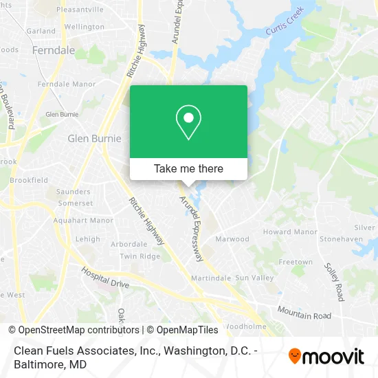 Clean Fuels Associates, Inc. map