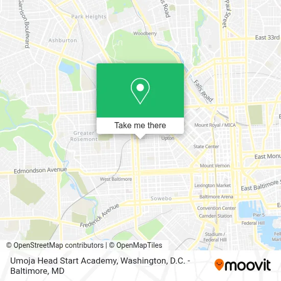 Umoja Head Start Academy map