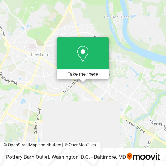 Pottery Barn Outlet map