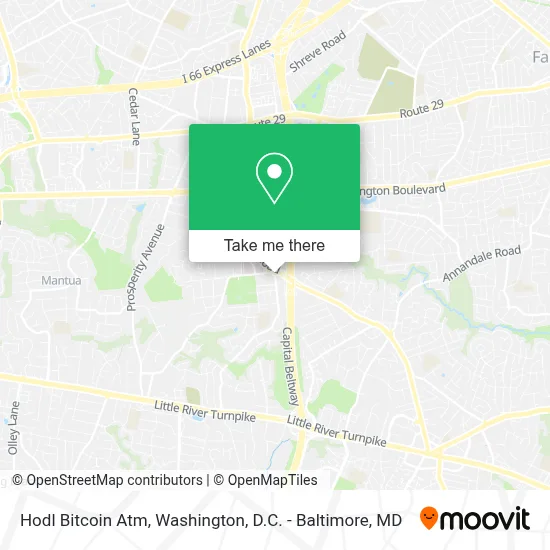 Hodl Bitcoin Atm map