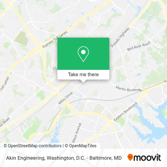 Akin Engineering map