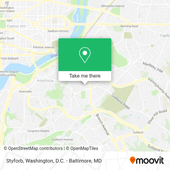 Styforb map