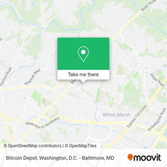 Bitcoin Depot map