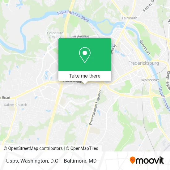 Usps map