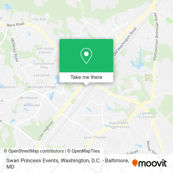 Swan Princess Events map
