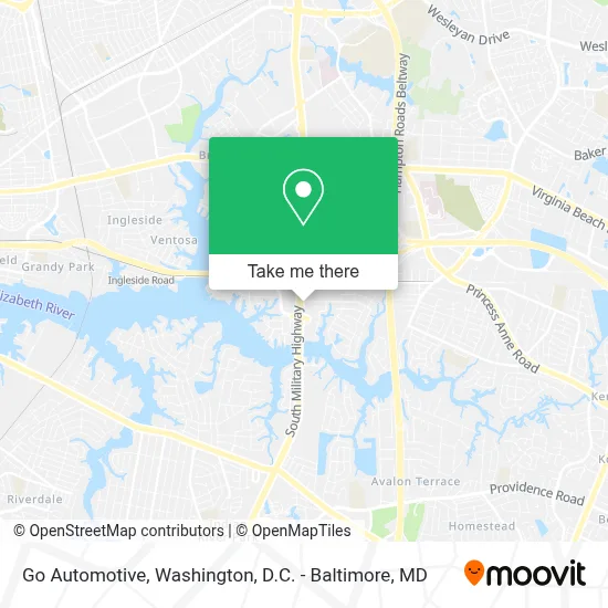 Go Automotive map