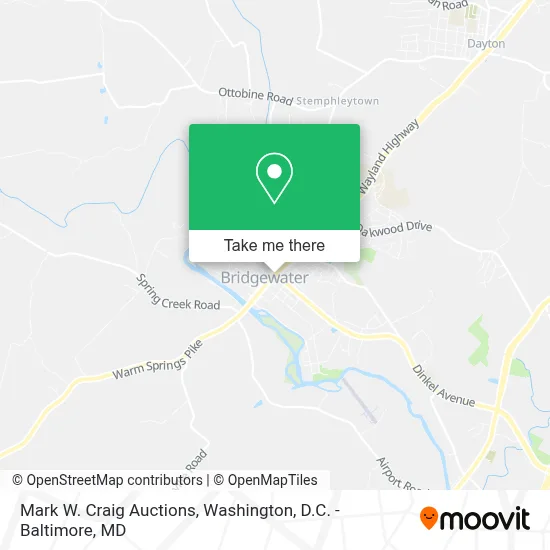 Mark W. Craig Auctions map