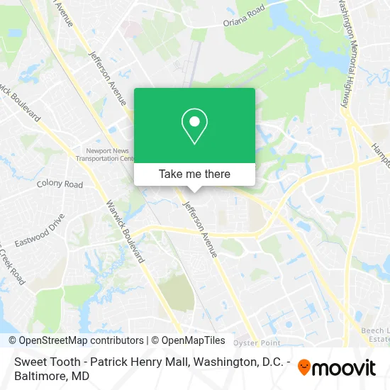 Sweet Tooth - Patrick Henry Mall map