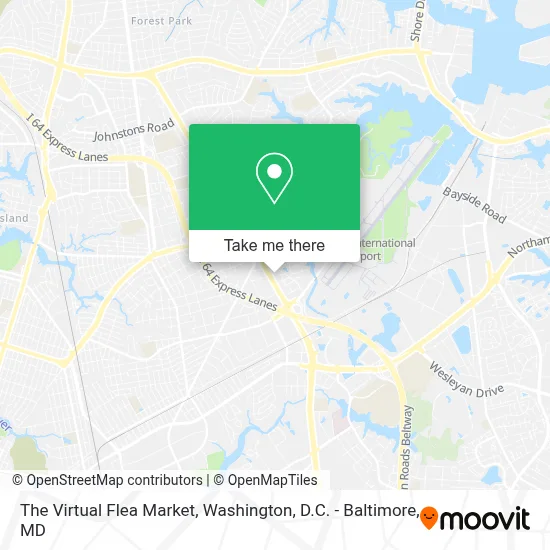 The Virtual Flea Market map