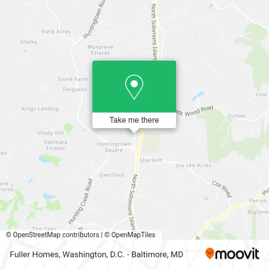 Fuller Homes map