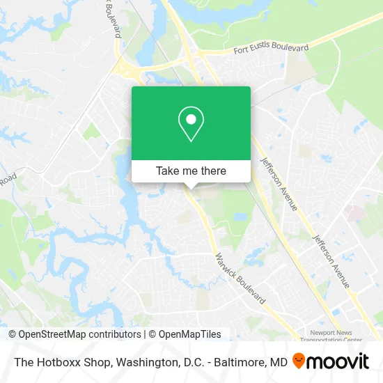 The Hotboxx Shop map