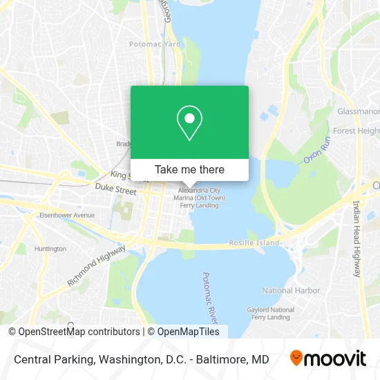 Central Parking map