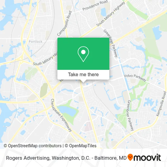 Rogers Advertising map