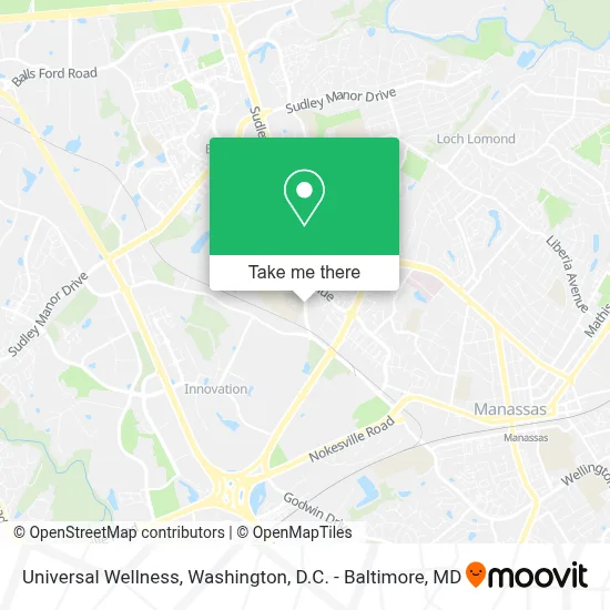 Universal Wellness map