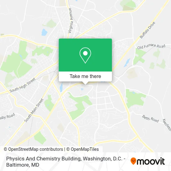 Physics And Chemistry Building map